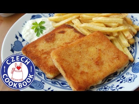 Breaded Fried Cheese Recipe - Smažený sýr - Czech Cookbook
