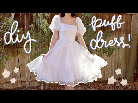 Diy Puff Sleeve Dress! | Pattern Available! | Selkie...