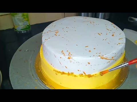 Fault cake design| pineapple cake | unique cake design| half kg cake.....