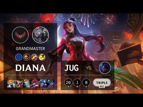 Diana Jungle vs Rek'Sai - EUW Grandmaster Patch 12.5
