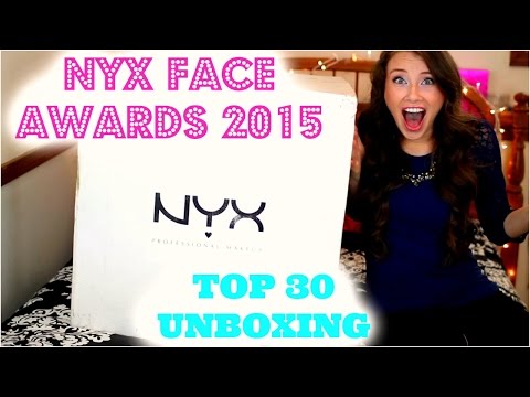 NYX FACE Awards 2015 Top 30 Unboxing!