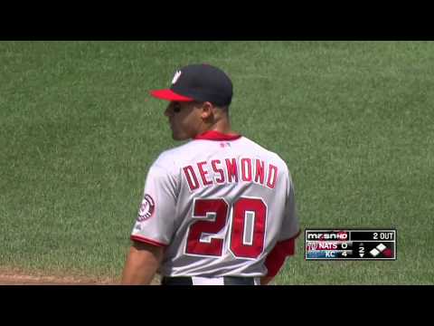 2013/08/25 LaRoche's diving double play