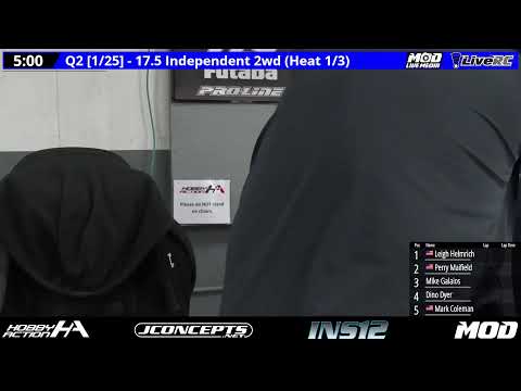 Q1 - JConcepts Indoor National Series Finals - Hobby Action RC Raceway - MOD LIVE MEDIA
