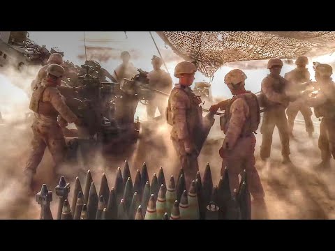 US Marines ROCK the Desert with M777 Howitzer Firepower