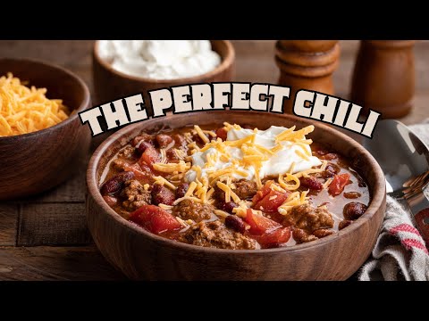 The perfect Chili Recipe for a cold fall day