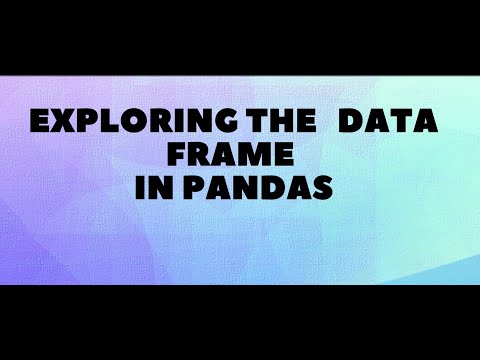 What is Data frame in pandas,Python for Beginners