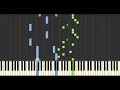 Yann Tiersen - La Jetée (Synthesia Tutorial) [2019 Live version]