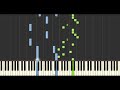 Yann Tiersen - La Jetée (Synthesia Tutorial) [2019 Live version]