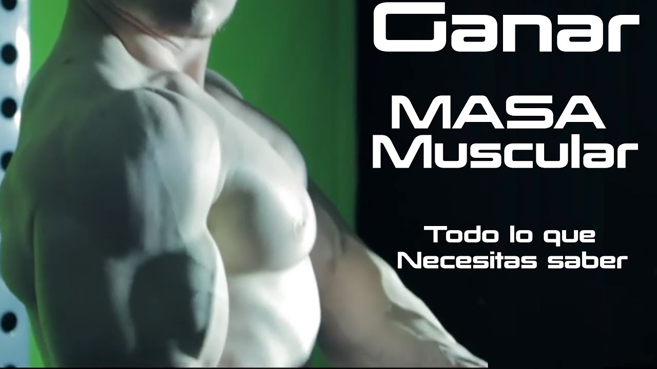 GANAR MASA MUSCULAR - TODO LO QUE NECESITAS SABER PARA MEJORAR TU MUSCULATURA.