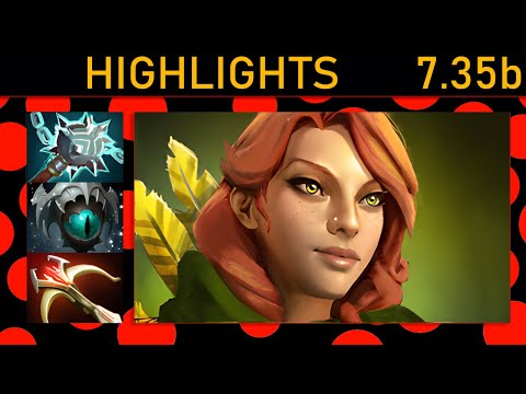 🌟Yatoro雨 Windranger 25+ Kills! Carry Highlights 7.35b - Dota 2 Top MMR