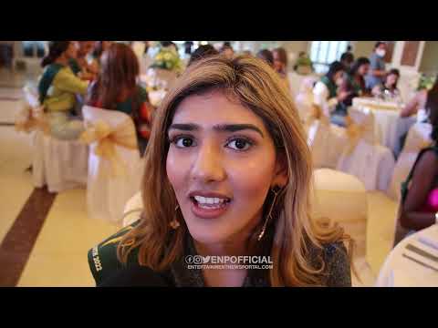 Miss Earth Pakistan 2022 Anniqa Jamal Iqbal Casual Talk at Welcome Dinner