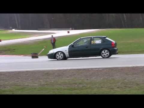 Paweł Żelazo - Honda Civic - SuperOES 4 Runda - Tor Kielce 16-04-2011