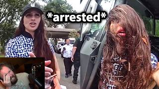 She even tried to bribe the officer..