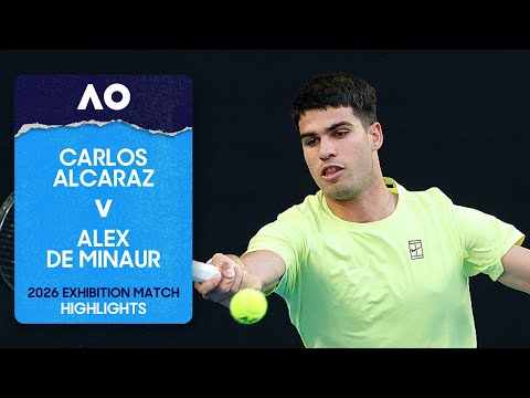 Carlos Alcaraz v Alex De Minaur Exhibition Highlights | Australian Open 2026