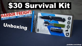 $30 EDC "SURVIVAL KIT" from HARBOR FREIGHT! | First Impressions