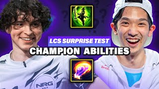 Can Pros name these LEAGUE OF LEGENDS CHAMPION ABILITIES?