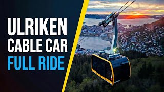 Sunset Over Bergen: Riding the Ulriken Cable Car