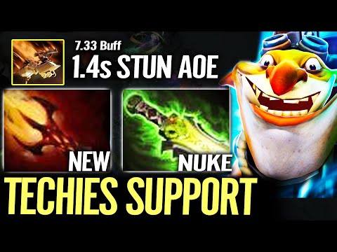 7.33 Techies is the Most IMBA Hero Dota 2 - Perfect item Dagon + Ethereal Blade