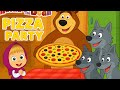 Masha The Bear Cook Pizza For Wolf Brothers Fun Nursery Rhymes For Kids Cartoon Songs
