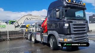 SCANIA R580 6X2 HMF 2000 K5 V8 Retarder Liftachse Xenon Euro 3 truck tractor for sale image 4 SCANIA R580 6X2 HMF 2000 K5 V8 Retarder Liftachse Xenon Euro 3 truck tractor image 4