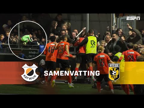 DOELMAN JUICHT VEEL TE VROEG in BIZARRE PENALTYREEKS! 😱😅 | Samenvatting VV Katwijk - Vitesse