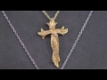 Kay Jewelers Sterling Silver Cross Necklace
