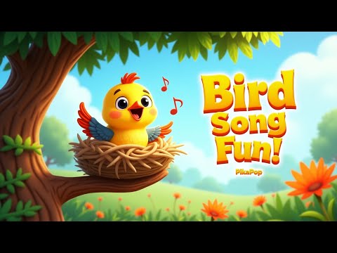 Can You Sing Along with the Happy Little Bird? Fun Toddler Song by PikaPop