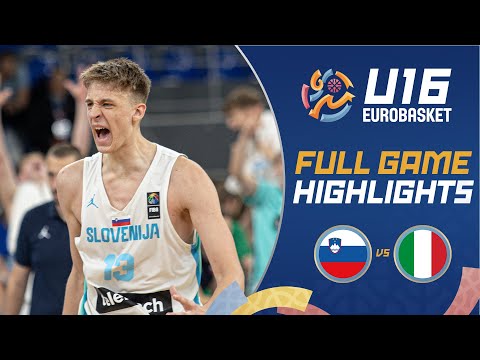 3RD PLACE: Slovenia 🇸🇮 vs Italy 🇮🇹 | Highlights | FIBA U16 EuroBasket 2025
