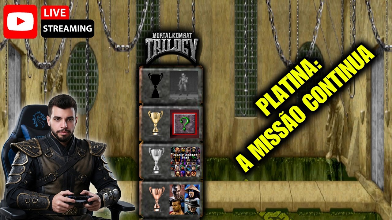 (Urgência): MK TRILOGY: A PLATINA NÃO VAI ME VENCER! 🏆 (Parte 2 - RetroAchievements) #mortalkombat