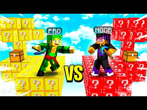 Funny NOOB Vs PRO Luckyblock Challenge!