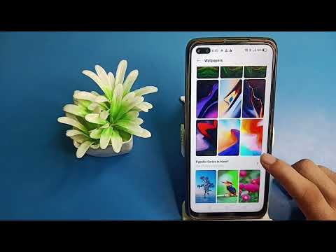 how to set wallpaper, in realme x50 pro mobile