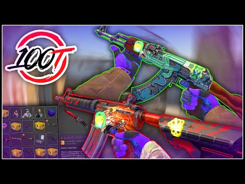 How INSANE Is 100 Thieves CS:GO INVENTORY? (jks, AZR, jkaem, Liazz and Gratisfaction)