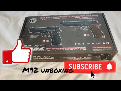 We m92 unboxing / inside the box #m92  #handgun #airsoft