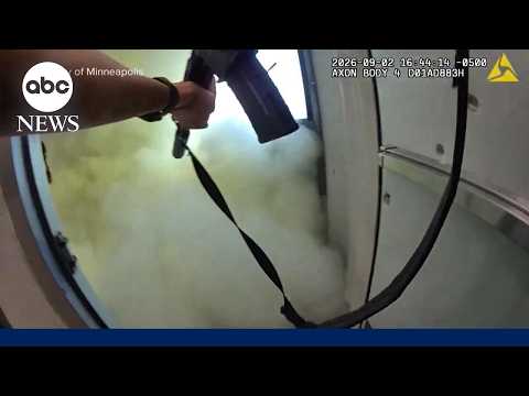 Newly released body camera video of Minneapolis police shootout with suspect