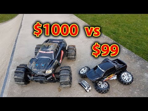 $1000 vs $99 RC Car Test with Demolition Derby