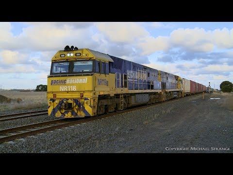 6MA5 Pacific National Container Train - PoathTV Australian Railways
