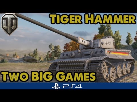 WoT Console - TIGER HAMMER - 2 BIG GAMES - (Xbox/PS4)