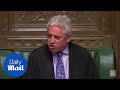 Commons Speaker John Bercow votes no and breaks tie in Parliament