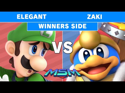MSM 185 Elegant (Luigi) vs Geki | Zaki (King Dedede) Winners Pools - Smash Ultimate