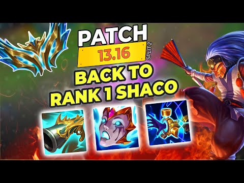 PATCH 13.16 | COLLECTED BUILD IN 1K LP GAME | CHALLENGER RANK 1 SHACO WORLD