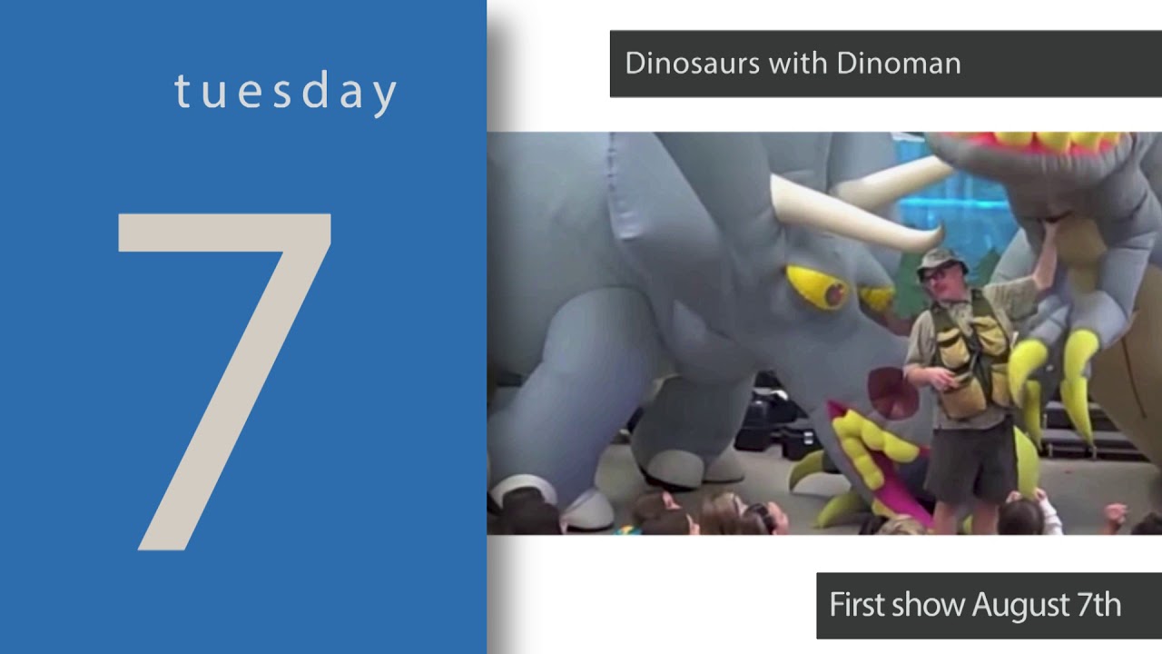 August Calendar of Events 2018