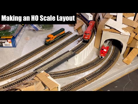 Building a New HO Train 4x8 Layout Part 2 - Model Railroading
