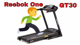 reebok laufband gt40s one series treadmill test