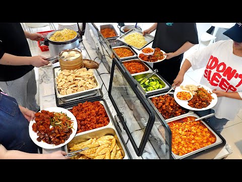 상가 3층 구석에 손님 몰리는 중식 뷔페? 20년 중국 살다온 여사장님이 만든! 11가지 요리를 시간제한 없이 먹는 중국집 무한리필