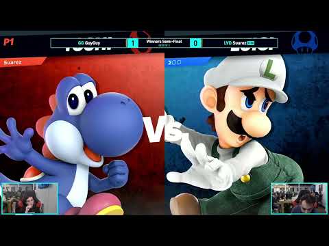 Suarez (Yoshi) vs GuyGuy (Luigi) | AONUltimate #128 Winners Semi-Final
