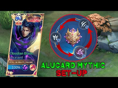 {It's So Broken 🔥}Alucard Mythic Glory Emblem Set-Up|| Keyra mlbb!!
