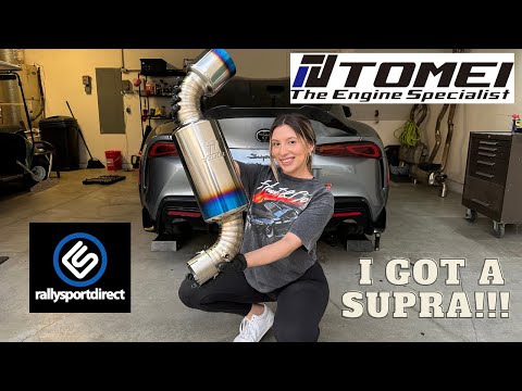 MK5 Supra Tomei Dual Exhaust Install + Sound clips