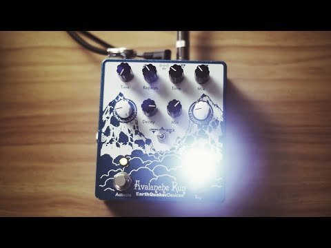 Earthquaker Devices  -  Avalanche Run V2 Delay/Reverb  -  Reverse Mode. #earthquakerdevices