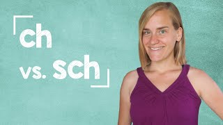 German Lesson (26) - Pronouncing "ch" and "sch" - A1