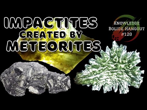 Impactites Explained ☄️What happens when a METEORITE hits Earth?! Asteroid Impact Tektite Moldavite